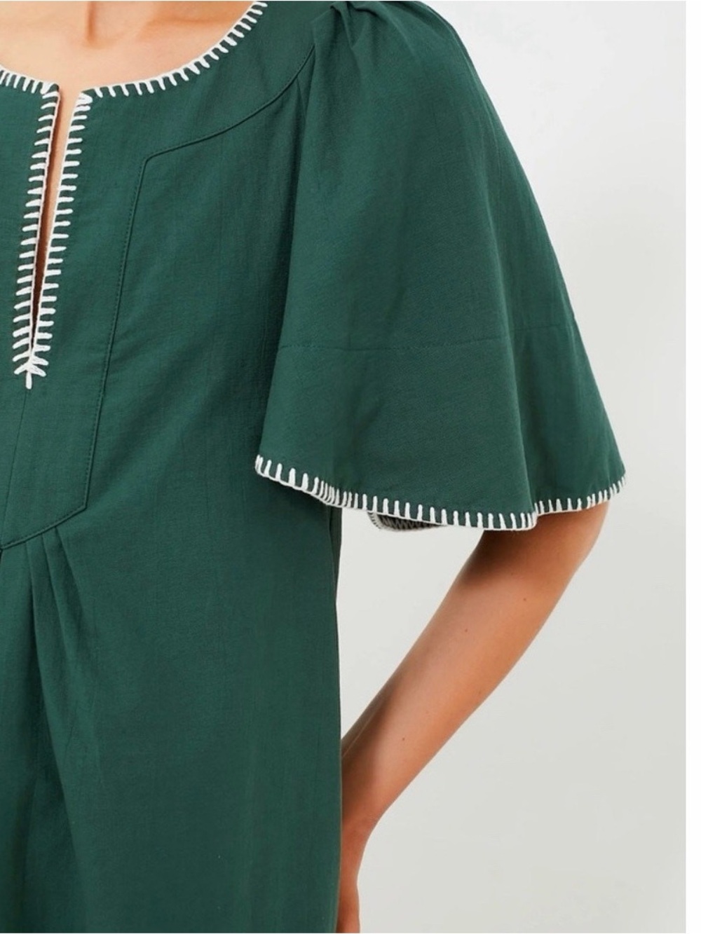 Tuckernuck Pomander Place Stitch Finley Flutter Sleeve Mini Dress